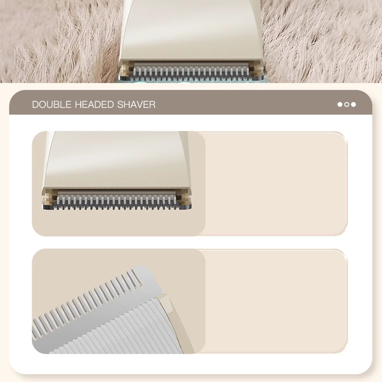 Dog Paw Trimmer 4-In-1 Electric LED Digital Display Quiet Shaver Pet Grooming Kit for Puppy Pet Dachshund Home Indoor Paw Claw